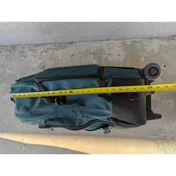 Two Piece Eagle Creek Travel Luggage / Backpack Set Green 24 x 14 - Picture 7 of 10